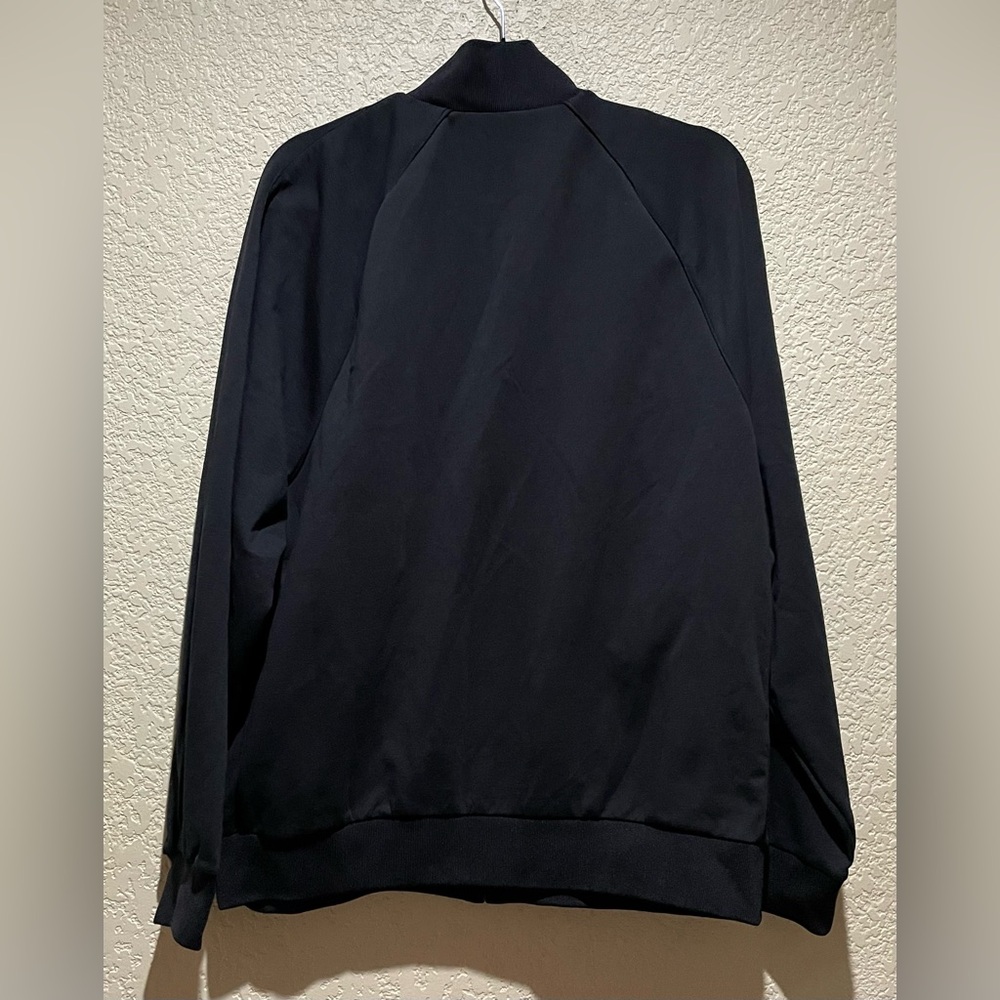 NikeSkims Matte Tricot Oversized Track Jacket Full Zip, Obsidian Black Size S - Picture 8 of 16